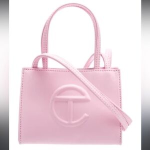 Telfar baby pink shoulder bag